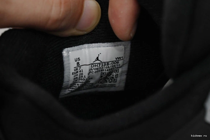 Rep MAX Canvas 4 Black DH7138-006 Air Jordan 0823